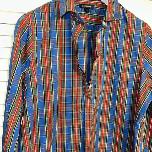 Lands End Ladies Long Sleeve Shirt Blouse Size 12 - Picture 3 of 8